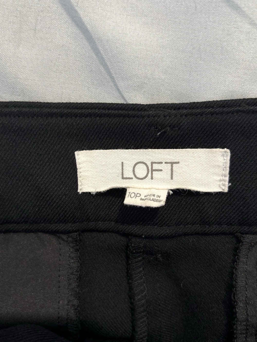 LOFT Black Straight Leg Pants
